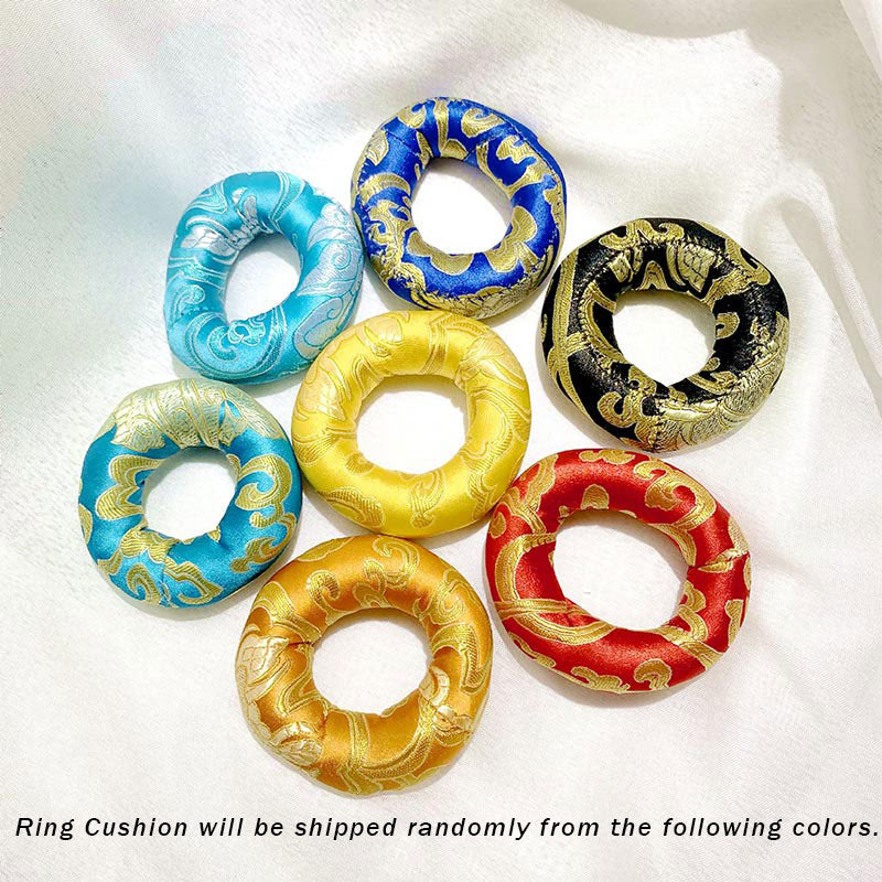 Buddha Stones Handcrafted Singing Bowl Scripture Pattern for Healing and Meditation Sound Bowl Set