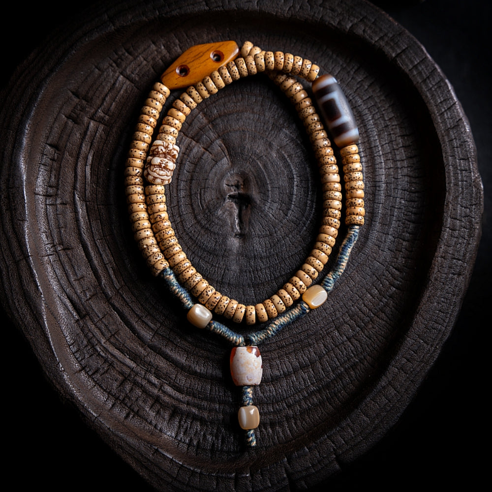 Kailash Energy Blessing Guardian Bodhi 108 Mala Beads