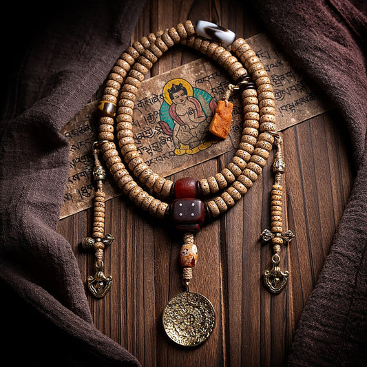 Kailash Energy Sacred Guardian Bodhi Seed Necklace