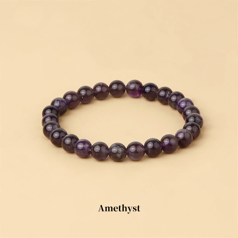 Buddha Stones "All the Best for Love and Harmony" Stone Quartz Bracelet Includes Gift Message Card