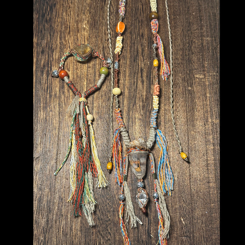 Guardian Threads Crystal Necklace & Bracelet