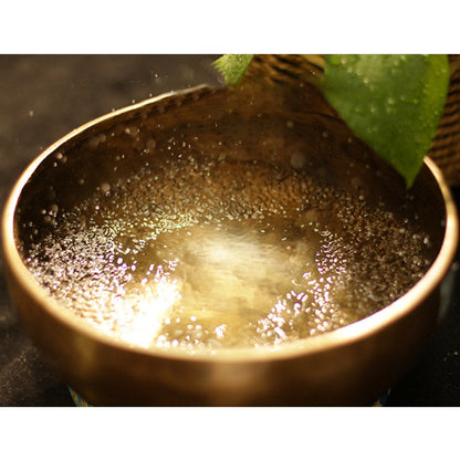 Buddha Stones Tibetan Sound Bowl Handcrafted for Healing and Meditation Positive Energy Singing Bowl Set