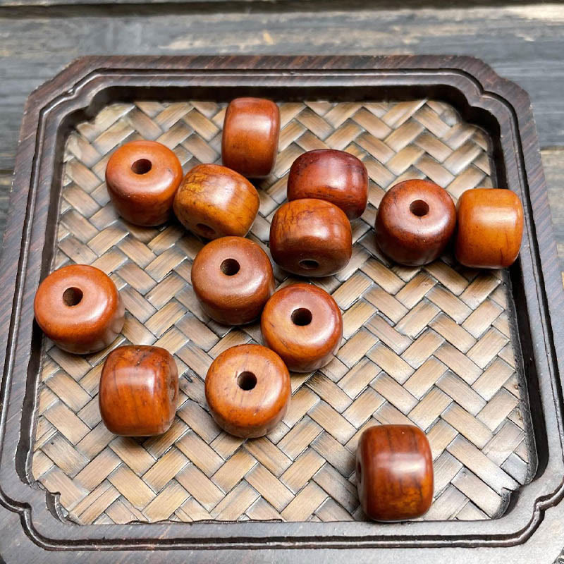 Buddha Stones Tibetan Bone Beads Three-Eyed Dzi Bead Sheep Horn Red Agate Strength Bracelet