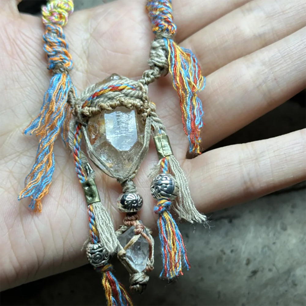 Guardian Threads Crystal Necklace & Bracelet