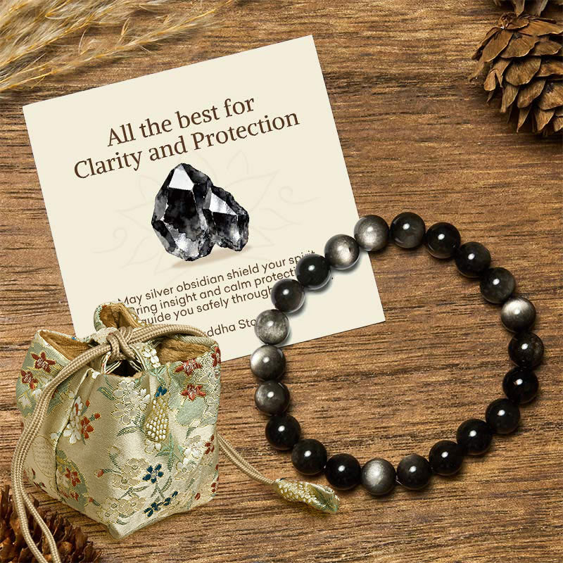 Buddha Stones "All the Best for Love and Harmony" Stone Quartz Bracelet Includes Gift Message Card