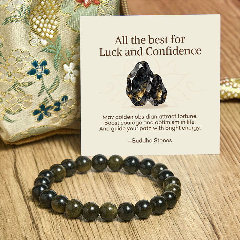 Buddha Stones "All the Best for Love and Harmony" Stone Quartz Bracelet Includes Gift Message Card