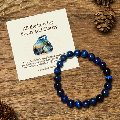 Buddha Stones "All the Best for Love and Harmony" Stone Quartz Bracelet Includes Gift Message Card