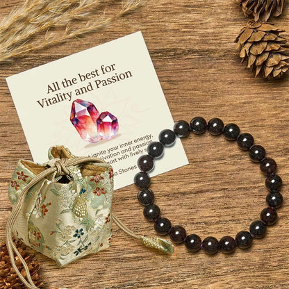 Buddha Stones "All the Best for Love and Harmony" Stone Quartz Bracelet Includes Gift Message Card