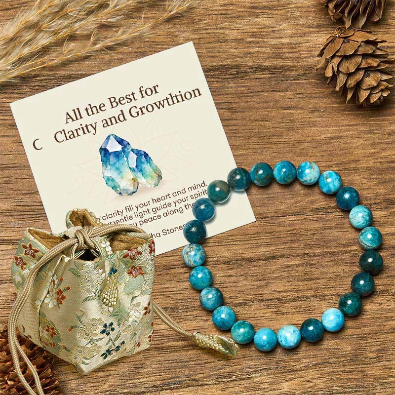Buddha Stones "All the Best for Love and Harmony" Stone Quartz Bracelet Includes Gift Message Card