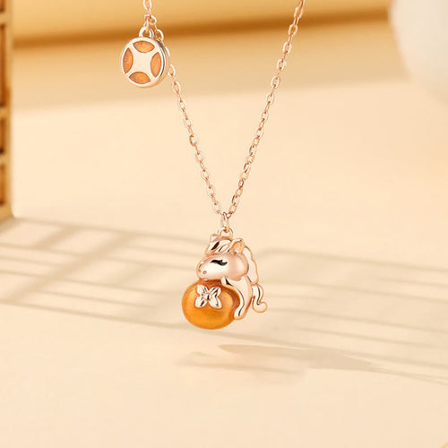 Buddha Stones 925 Sterling Silver Year Of The Horse Coins Design Blessing Necklace Pendant