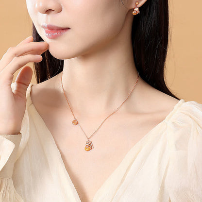 Buddha Stones 925 Sterling Silver Year Of The Horse Coins Design Blessing Necklace Pendant