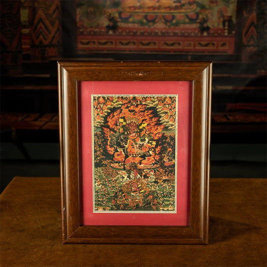 19th Century Tsui Marpo Tibetan Antique Thangka Purely Hand-painted Nyingma sect