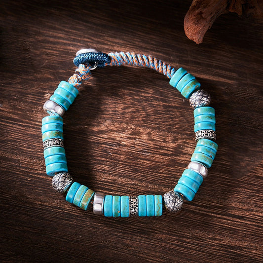 Turquoise Harmony Bracelet | Spiritual Protection, Vitality, and Balance