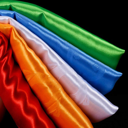 Buddha Stones Tibetan Blessing Auspicious 5 Colors Khata Decoration