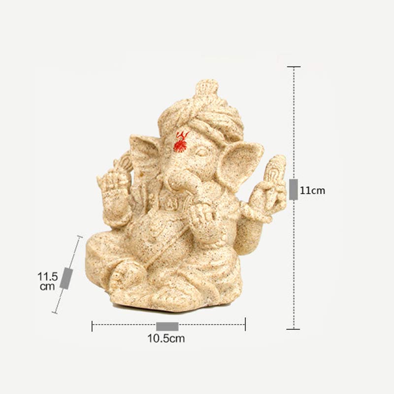 Buddha Stones Ganesh Ganpati Elephant Statue Transformation Home Decoration