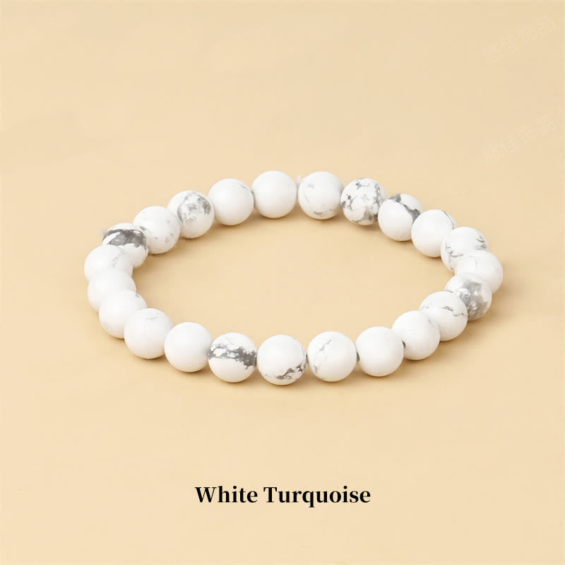 Buddha Stones "All the Best for Love and Harmony" Stone Quartz Bracelet Includes Gift Message Card