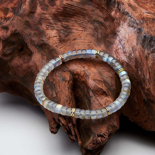 Purity Energy Labradorite 14K Gold Bracelet