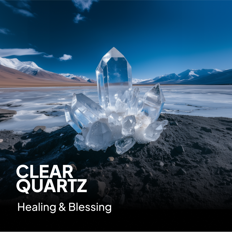 Kailash Energy Aura of Serenity Clear Quartz Earrings