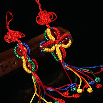 Buddha Stones Tibetan Blessing Lucky Vajra Knot Decoration