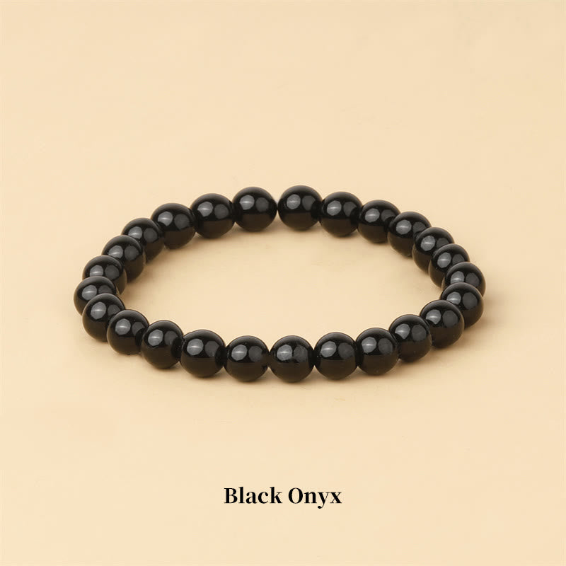 Buddha Stones "All the Best for Love and Harmony" Stone Quartz Bracelet Includes Gift Message Card