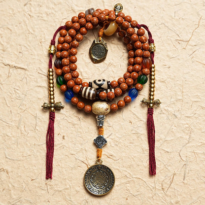 Bodhi Seed and Agate Harmony Bracelet | Wisdom, Peace, and Strong Connections