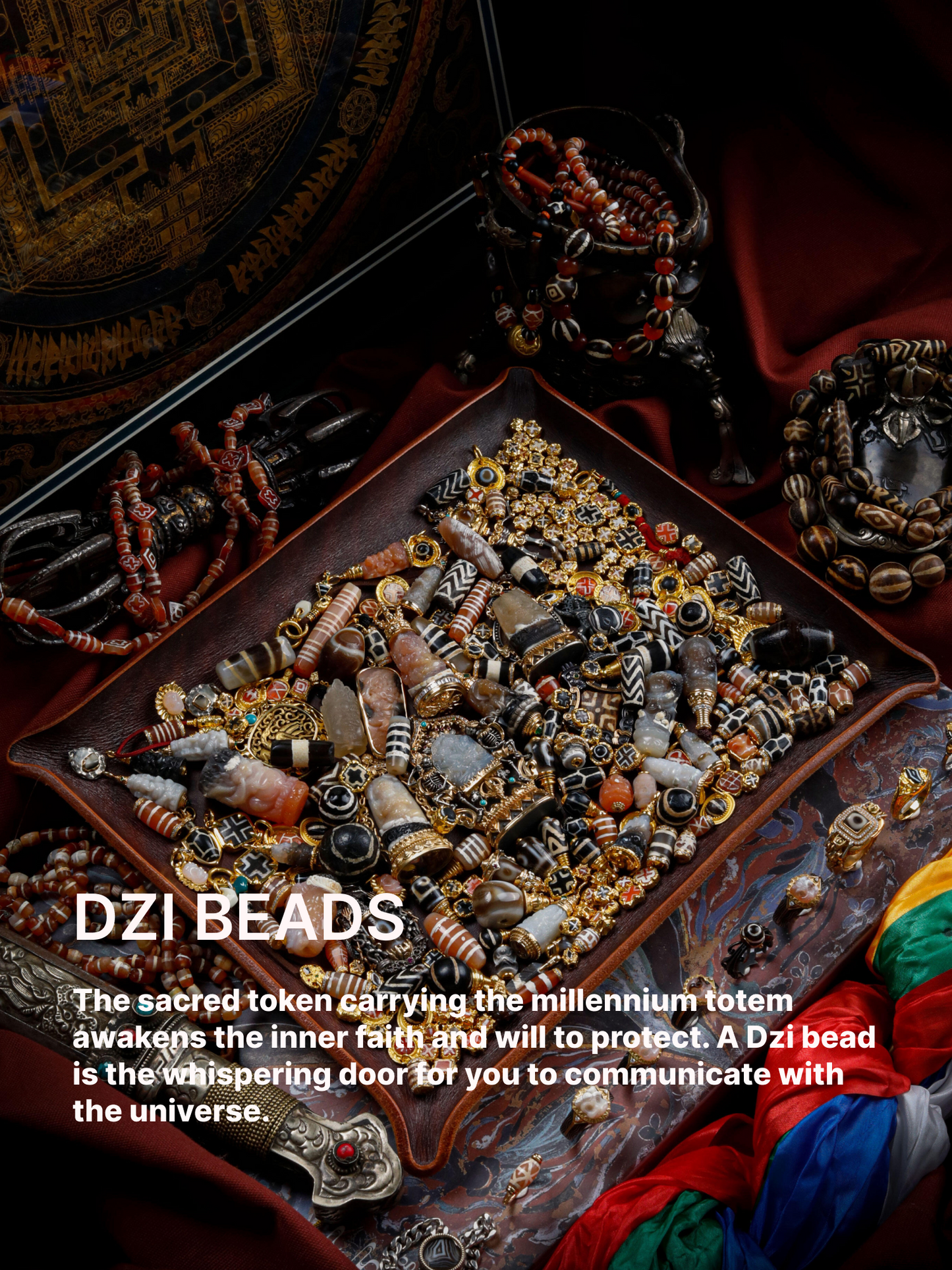 Prosperous Eye Dzi Bead Pendant – Symbol of Protection & Abundance