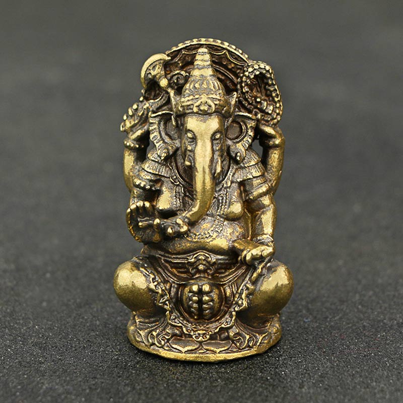 Buddha Stones Ganesh Ganpati Elephant Statue Wealth Home Decor