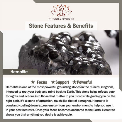 Buddha Stones "All the Best for Love and Harmony" Stone Quartz Bracelet Includes Gift Message Card