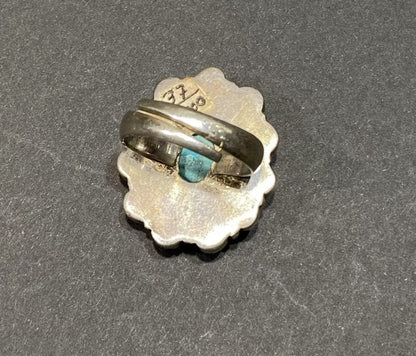 Circle of Harmony Ring | Pure Silver Ring with Turquoise and Red Coral for Balance and Protection