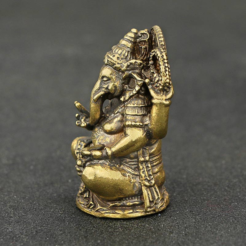 Buddha Stones Ganesh Ganpati Elephant Statue Wealth Home Decor