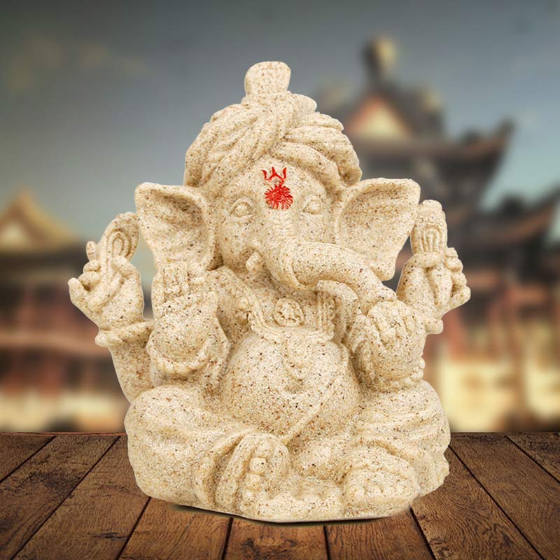 Buddha Stones Ganesh Ganpati Elephant Statue Transformation Home Decoration