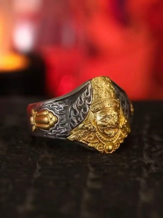 Zakirum's Tenfold Auspicious Flame Ring: Sacred Guardian of Ten Powers